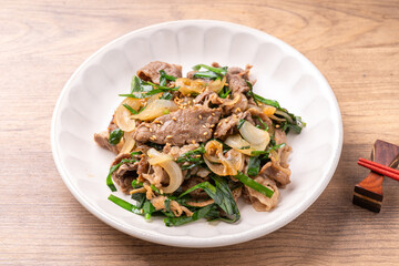 牛肉のプルコギ