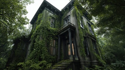 Overgrown Victorian Mansion
