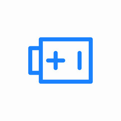  plus minus sign icon sign vector