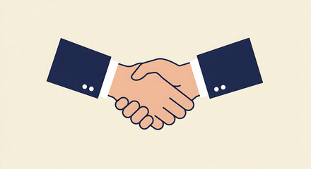 Business Partnership and Agreement A Handshake Symbolizing Trust and Collaboration