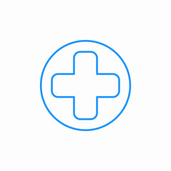 medical aid icon sign vector