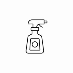 spray bottle icon sign vector