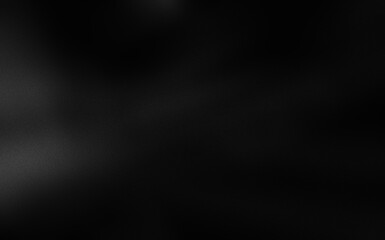 Illustration of an abstract dark metallic black background with a subtle gray gradient and a grain texture. Perfect for luxury product presentations, movie posters, or digital artwork.