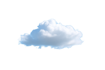 Simple cloud graphic against black background