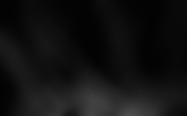 Illustration of an abstract dark metallic black background with a subtle gray gradient and a grain texture. Perfect for luxury product presentations, movie posters, or digital artwork.