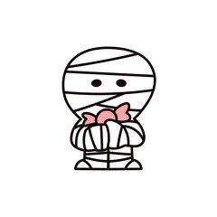包帯男のイラスト
