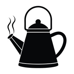 Fototapeta premium tea kettle vector illustration