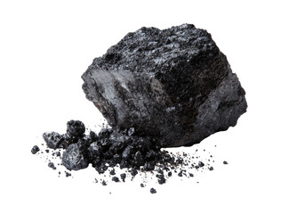 Dark gray rock specimen