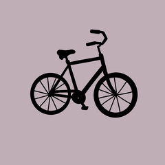 23 Juli 2025, illustration vector of simple  bicycle icon with cartoon character - illustration design by nurdal_