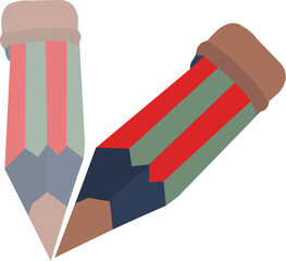 Simple pencil illustration of back to school theme.