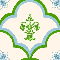 Seamless watercolour and unique floral pattern background for covers, notes, banner. Soft backgrounds colour. Watercolour art work. Flower stalk. Colourful flower.