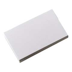 Blank white business card stack mockup for creative sme or startup. clean template for professional branding identity