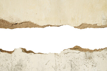 grunge wall concrete with hole for copy space background