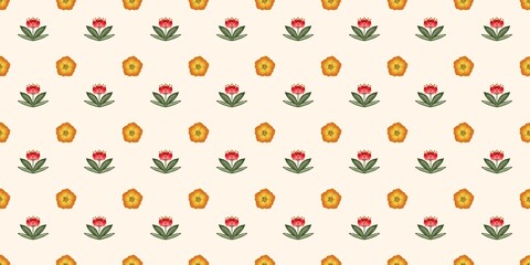 Seamless watercolour and unique floral pattern background for covers, notes, banner. Soft backgrounds colour. Watercolour art work. Flower stalk. Colourful flower.