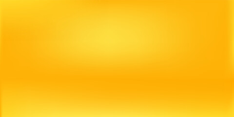 yellow background abstract with Gradient in empty room studio, Yellow empty room studio gradient used for background, yellow background studio with shine use for product shooting.