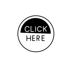Click Here on round button icon