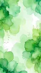 Abstract watercolor floral