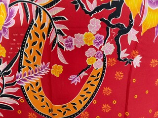 Sarong fabric multicolor woven handmade Thai traditional fashion cloth textile original pattern...