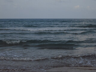 waves on the beach