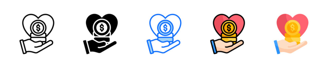 Generous Icon Set Multiple Style Collection