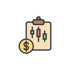 Financial Analysis And Stock Market Trends With Candlestick Chart Pattern