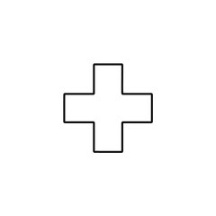 Obraz premium medical cross symbol