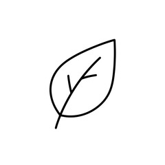 vector leaf icon