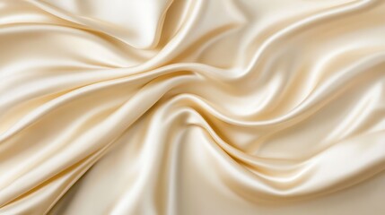 Naklejka premium Beige silk fabric texture