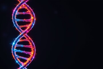 Luminous Double Helix with Electric Energy Sparks