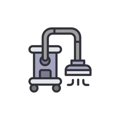 Industrial Cleaning Machine With A Hose And Nozzle For Sanitation