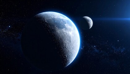 Obraz premium Planets in space (3)