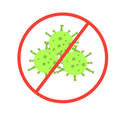 Coronavirus warning sign