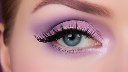Obraz premium Hot, Stunning, lavender Eye Shadow For 2025.