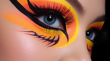 Hot, Stunning, Neon  Eye Shadow For 2025.