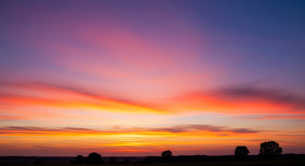 Fototapeta premium sunset in the city