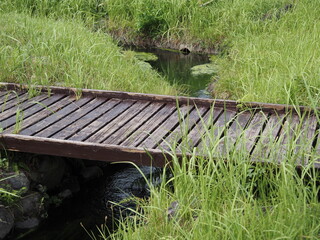 小さな橋のある風景
