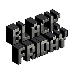 Get ready for massive savings with this bold Black Friday 3D text graphic!