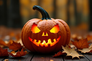 Spooky Jack-o'-Lantern Glow