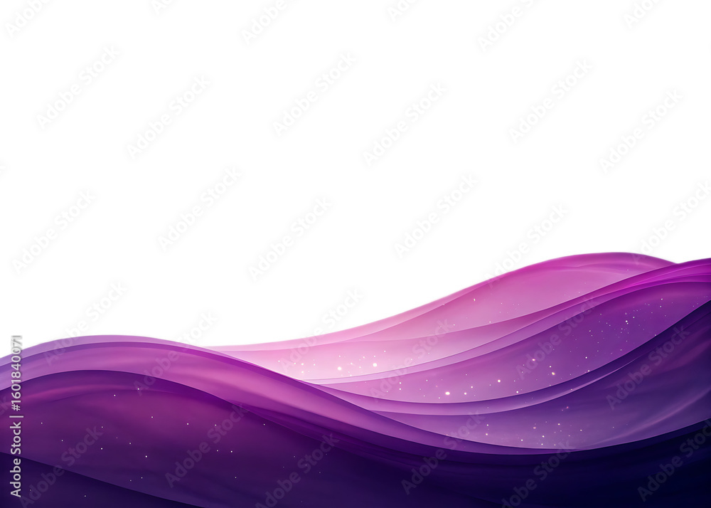 Poster abstract purple waves with a black background creating a modern and elegant design style look