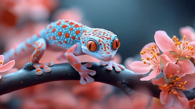 gecko on a branch