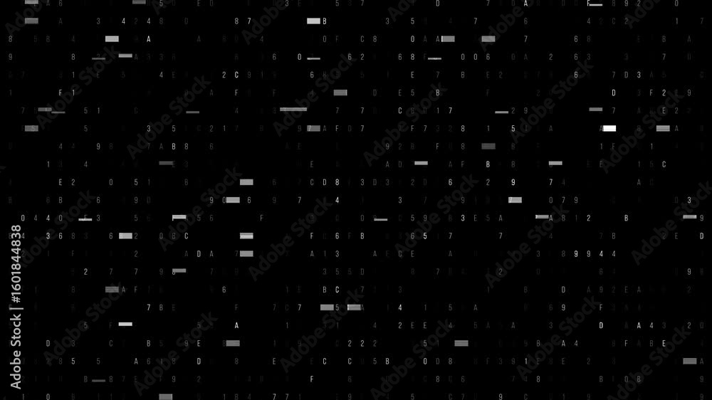 Poster abstract elements digital numbers background