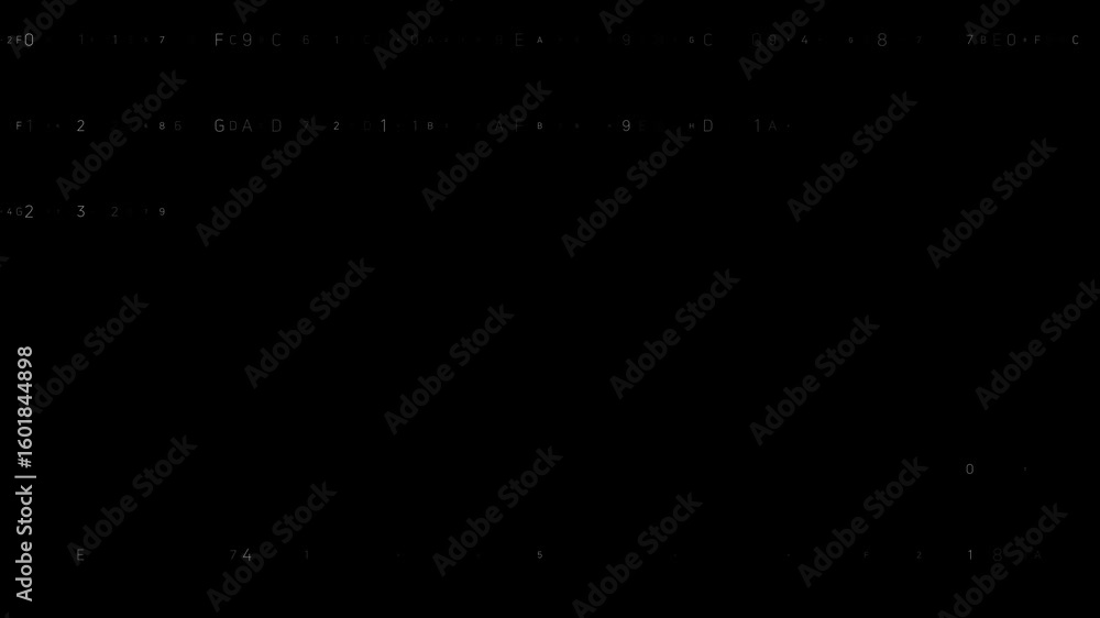 Poster abstract elements digital numbers background