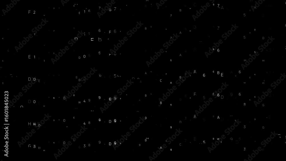 Poster abstract elements digital numbers background