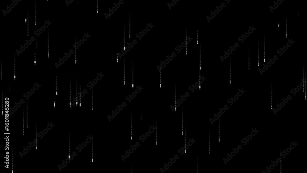 Poster abstract elements digital numbers background