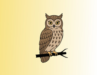 owl on branch