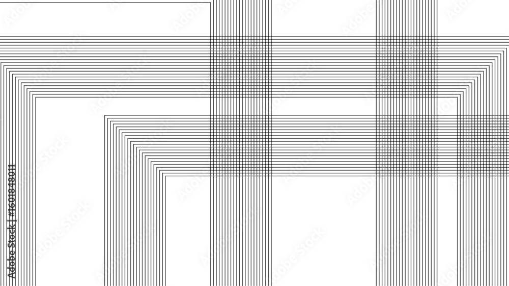 Poster vector illustration of the gray pattern of lines abstract background. abstract white and grey backgr