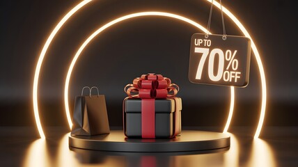 A black friday sale banner