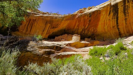 Monarch Cave is located in Butler Wash on the east side of Comb Ridge near Bluff, Utah.That cave contains the remains of an Ancestral Puebloan cliff dwelling. 