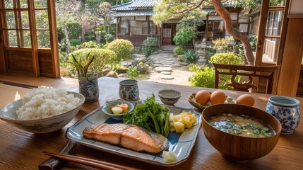 Fototapeta premium Explore Delicious International Breakfast Dishes: A Visual Guide to Morning Meals Worldwide