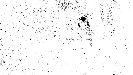 Dark grainy texture on white background. Dust overlay textured. Image includes a effect the black and white tones.
